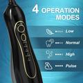 F5 Portable Electric Water Flosser/Oral Irrigator - Black
