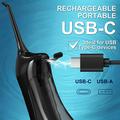 F5 Portable Electric Water Flosser/Oral Irrigator - Black