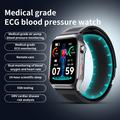 F520 Advanced Smart Watch with Air Pump Blood Pressure Monitoring - Black