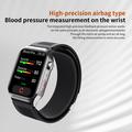 F520 Advanced Smart Watch with Air Pump Blood Pressure Monitoring - Black