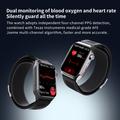 F520 Advanced Smart Watch with Air Pump Blood Pressure Monitoring - Black