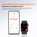 F520 Advanced Smart Watch with Air Pump Blood Pressure Monitoring - Black