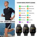 F520 Advanced Smart Watch with Air Pump Blood Pressure Monitoring - Black