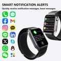 F520 Advanced Smart Watch with Air Pump Blood Pressure Monitoring - Black