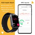 F520 Advanced Smart Watch with Air Pump Blood Pressure Monitoring - Black