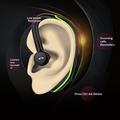 F600 Ear Hook Bluetooth Headset / Wireless Headset - 18-Hour Talk Time - Black