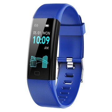 F71 Smart Bracelet / Fitness Tracker with Blood Pressure Monitoring - Blue