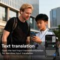 F8pro AI Magnetic Bluetooth Translator with 138 Languages - Black