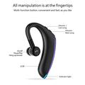 F900 Single Wireless Earpiece / Headset - 25-Hour Talk Time - Black