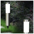 FDTwelve Water Resistant LED Solar Garden Lamp - 56.5cm - Silver
