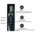 FE-7204A Air Compression Leg Massager with Knee Heat - Black / Blue