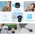 Feelworld LM1 Wireless Lavalier Microphone with 2 Transmitters - Black