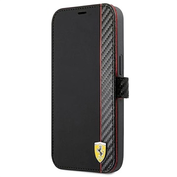 Ferrari On Track Carbon Stripe iPhone 13 Mini Wallet Case