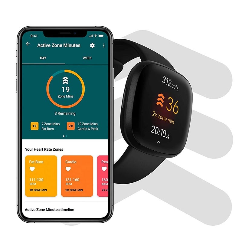Fitbit Versa 3 Smartwatch with GPS