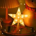 Five-Pointed Star RGB LED Light - Remote Control, USB Power - 18cm