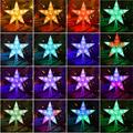 Five-Pointed Star RGB LED Light - Remote Control, USB Power - 18cm