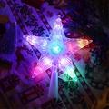 Five-Pointed Star RGB LED Light - Remote Control, USB Power - 18cm