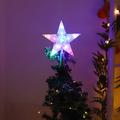 Five-Pointed Star RGB LED Light - Remote Control, USB Power - 18cm