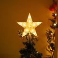 Five-Pointed Star RGB LED Light - Remote Control, USB Power - 18cm