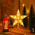 Five-Pointed Star RGB LED Light - Remote Control, USB Power - 18cm