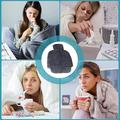Fleece Foot Warmer Cover / 3L Hot Water Bottle - Dark Grey