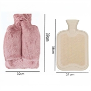 Fleece Foot Warmer Cover / 3L Hot Water Bottle - Pink