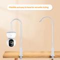 Flexible Gooseneck Clamp Mount for Security Camera, Baby Monitor - 110cm - White