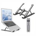 Flexible and adjustable support/holder for Laptop/Tablet 10"-15.6" - Black