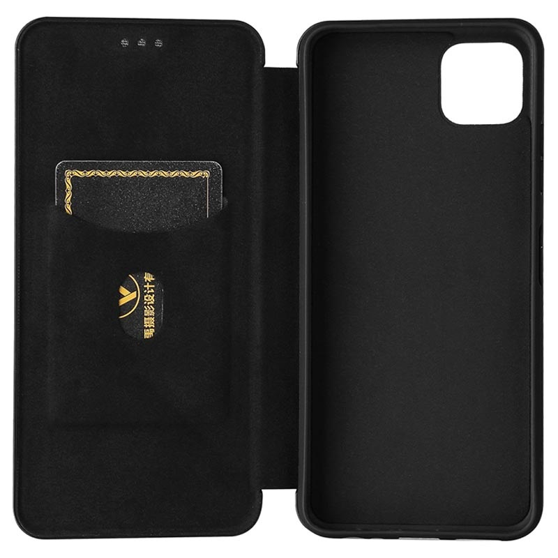 Samsung Galaxy A22 5G Flip Case Carbon Fiber