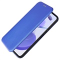 Xiaomi Mi 11 Lite 5G Flip Case - Carbon Fiber - Blue