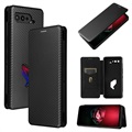 Asus ROG Phone 5 Flip Case - Carbon Fiber - Black