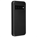 Google Pixel 6 Flip Case - Carbon Fiber - Black