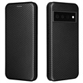 Google Pixel 6 Flip Case - Carbon Fiber - Black