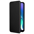 Motorola Moto G50 5G Flip Case - Carbon Fiber - Black