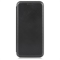 Motorola Moto G9 Play Flip Case - Carbon Fiber - Black