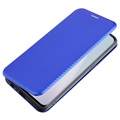 OnePlus Nord N10 5G Flip Case - Carbon Fiber - Blue