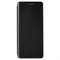 Sony Xperia 1 III Flip Case - Carbon Fiber - Black