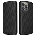 iPhone 15 Pro Max Flip Case - Carbon Fiber