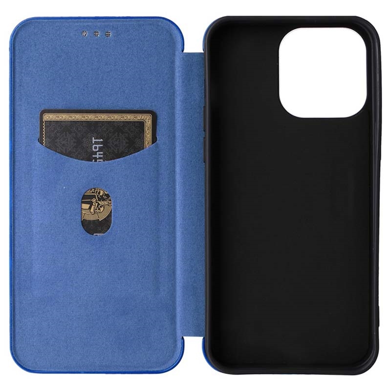 thumbnail image 2 of TJS Carbon Fiber Hybrid Case For IPhone 15 Series - Ultra Thin Matte + Tempered Glass 2 of 5