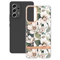 Flower Series Samsung Galaxy A53 5G TPU Case - Green Gardenia