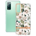 Flower Series Samsung Galaxy S20 FE TPU Case - Green Gardenia
