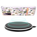 Flower Series Samsung Galaxy S20 FE TPU Case - Green Gardenia