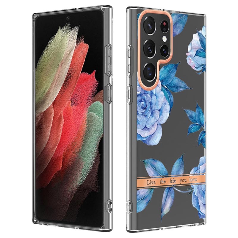 Flower Series Samsung Galaxy S22 Ultra 5g Tpu Case Flower Series Samsung Galaxy S22 Ultra 5g Tpu Case