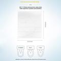 Flushable Disposable Toilet Seat Covers - 10 Pcs.