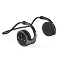 Foldable Neckband Bluetooth Headphones A23 - Black