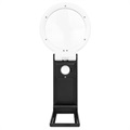 Folding Magnifier with UV & LED Light 7018A - Black / White