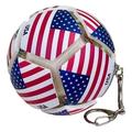 Football Country Flag Fidget Keychain - Soccer Stress Relief Ball - USA
