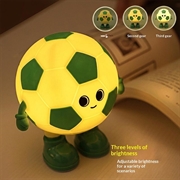 Football Kids RGB Night Light with 3 Brightness Levels - Green / Yellow