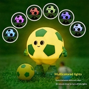 Football Kids RGB Night Light with 3 Brightness Levels - Green / Yellow