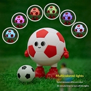 Football Kids RGB Night Light with 3 Brightness Levels - Red / White